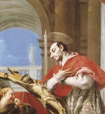 Giovanni Battista Tiepolo St Charles Borromeo (mk08) oil painting image